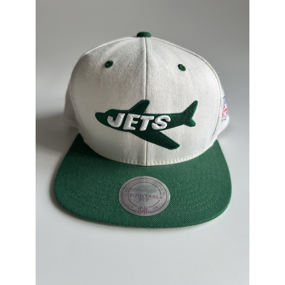 Mitchell And Ness New York Jets NFL Vintage Collection Hat Snap Back Wool
